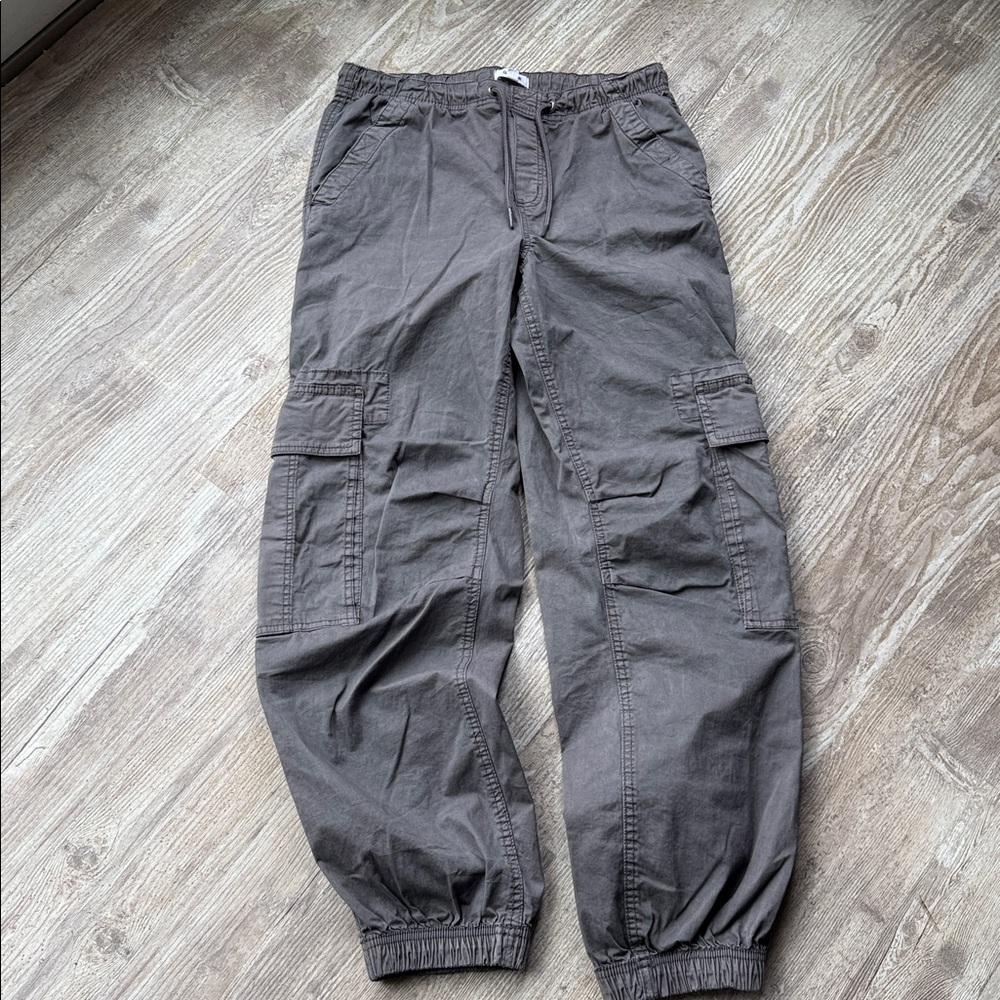 Garage Women's Harlowe Charcoal Parachute Cargo Pant~XS - Picture 9 of 12